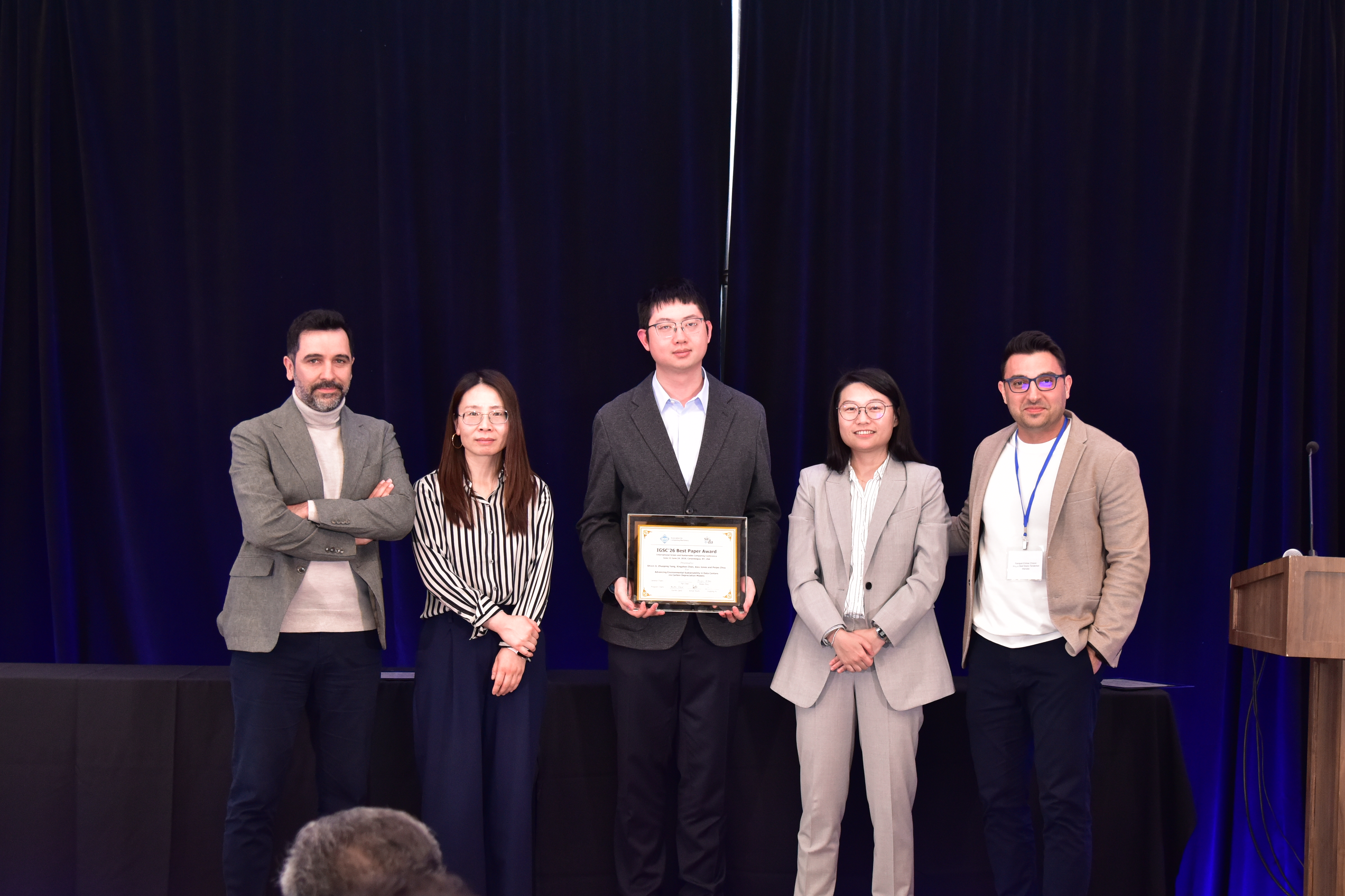 IGSC 2026 best paper award presentation